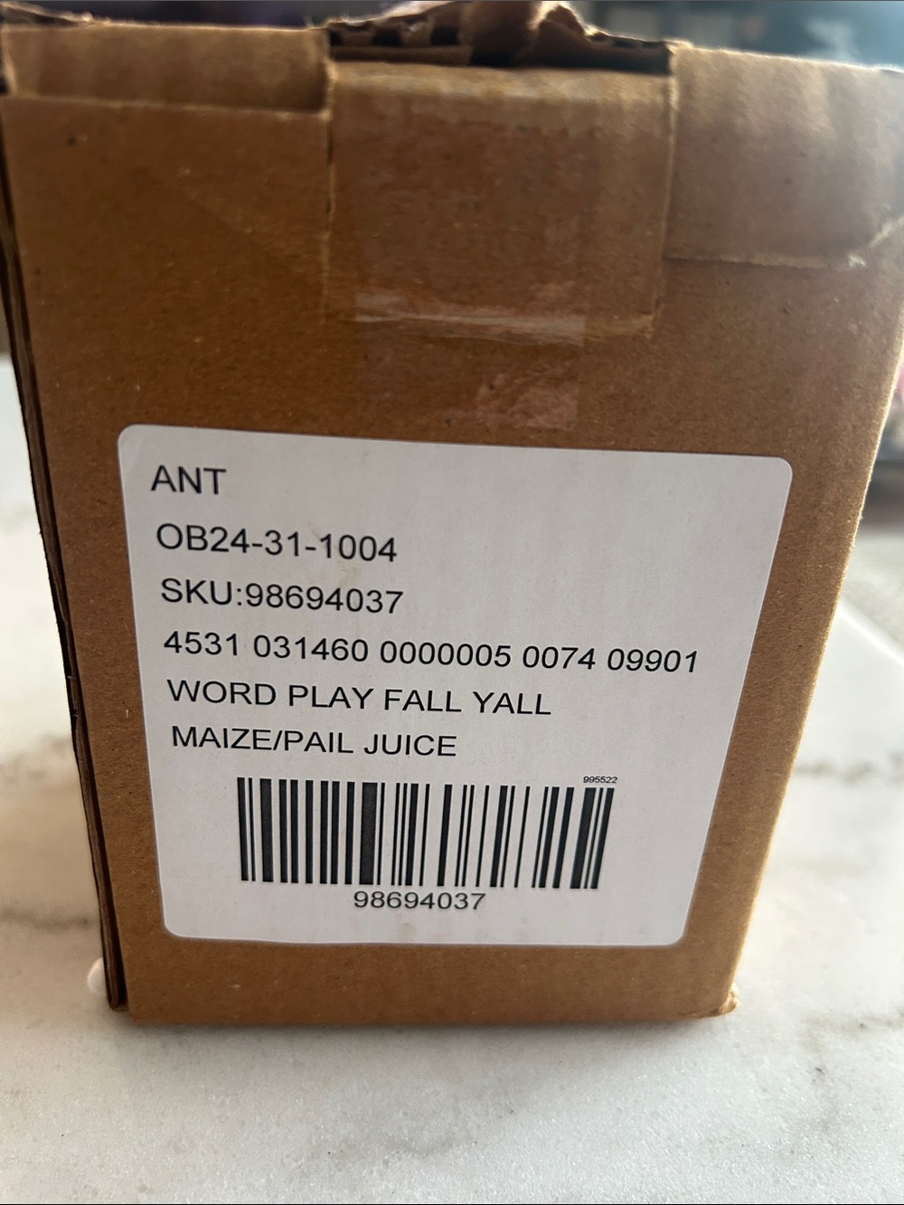 NIB Anthropologie The Love Notes Icon Juice Glass - Picture 4 of 4